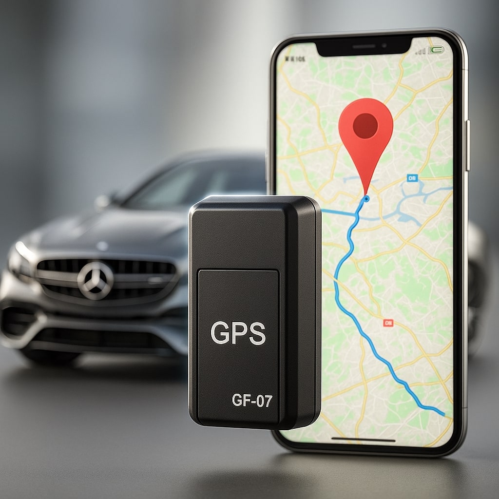 TrackNova – Mini rastreador GPS con fijación magnética