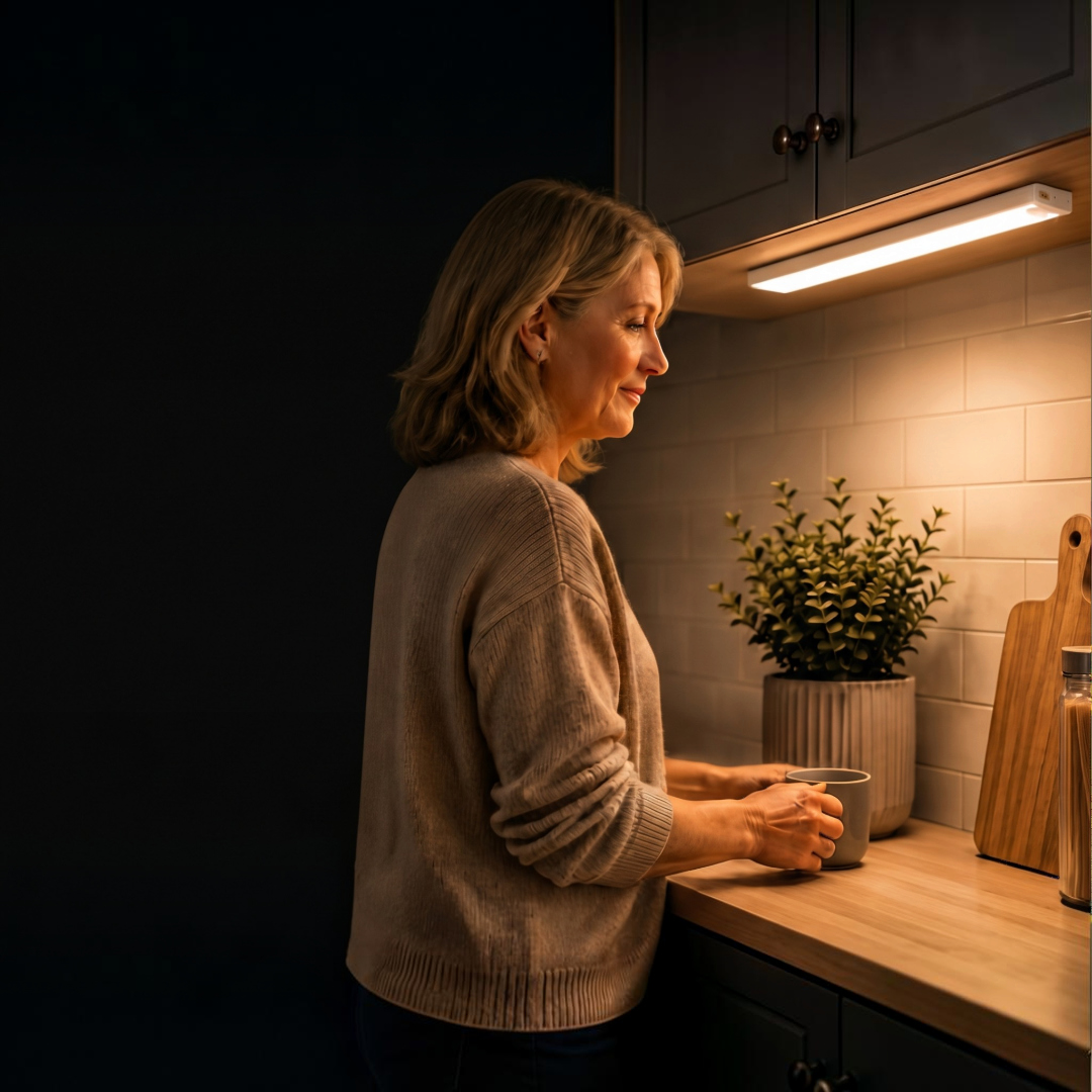 MotionLume – Luce LED sottopensile con sensore di movimento