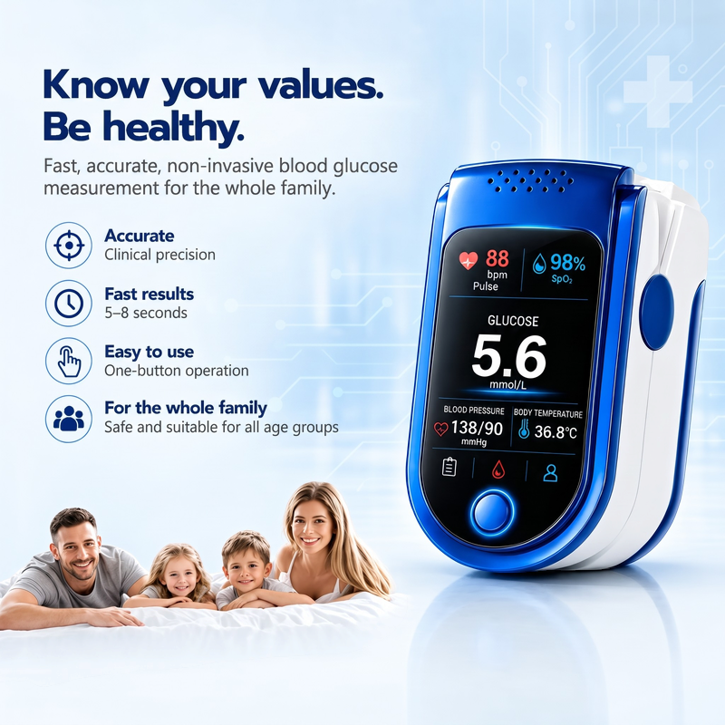 PulseView – digitálny prstový pulzný oxymeter s OLED displejom