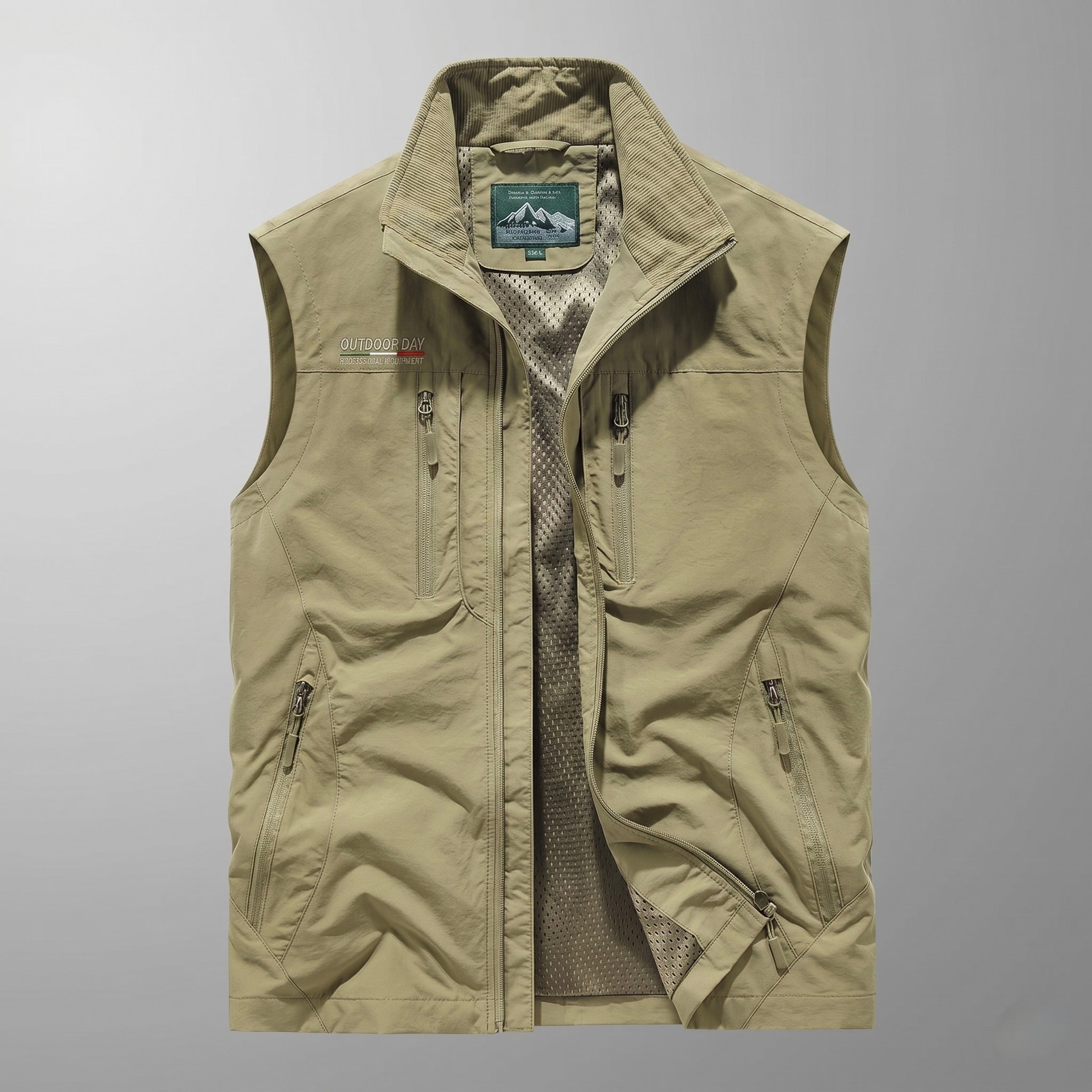 Men's Lightweight Cargo Vest with Pockets