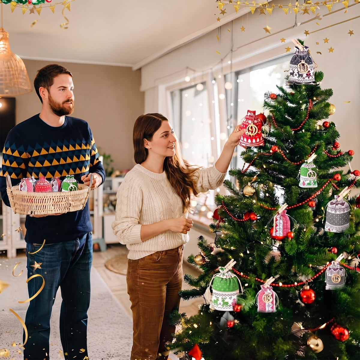 CraftCountdown – adventní kalendář se 24 látkovými sáčky