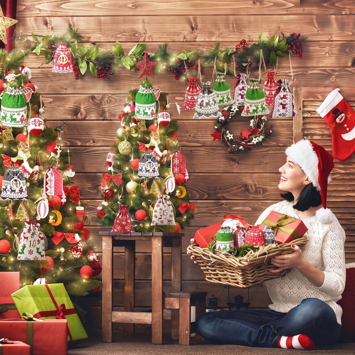 CraftCountdown – adventní kalendář se 24 látkovými sáčky