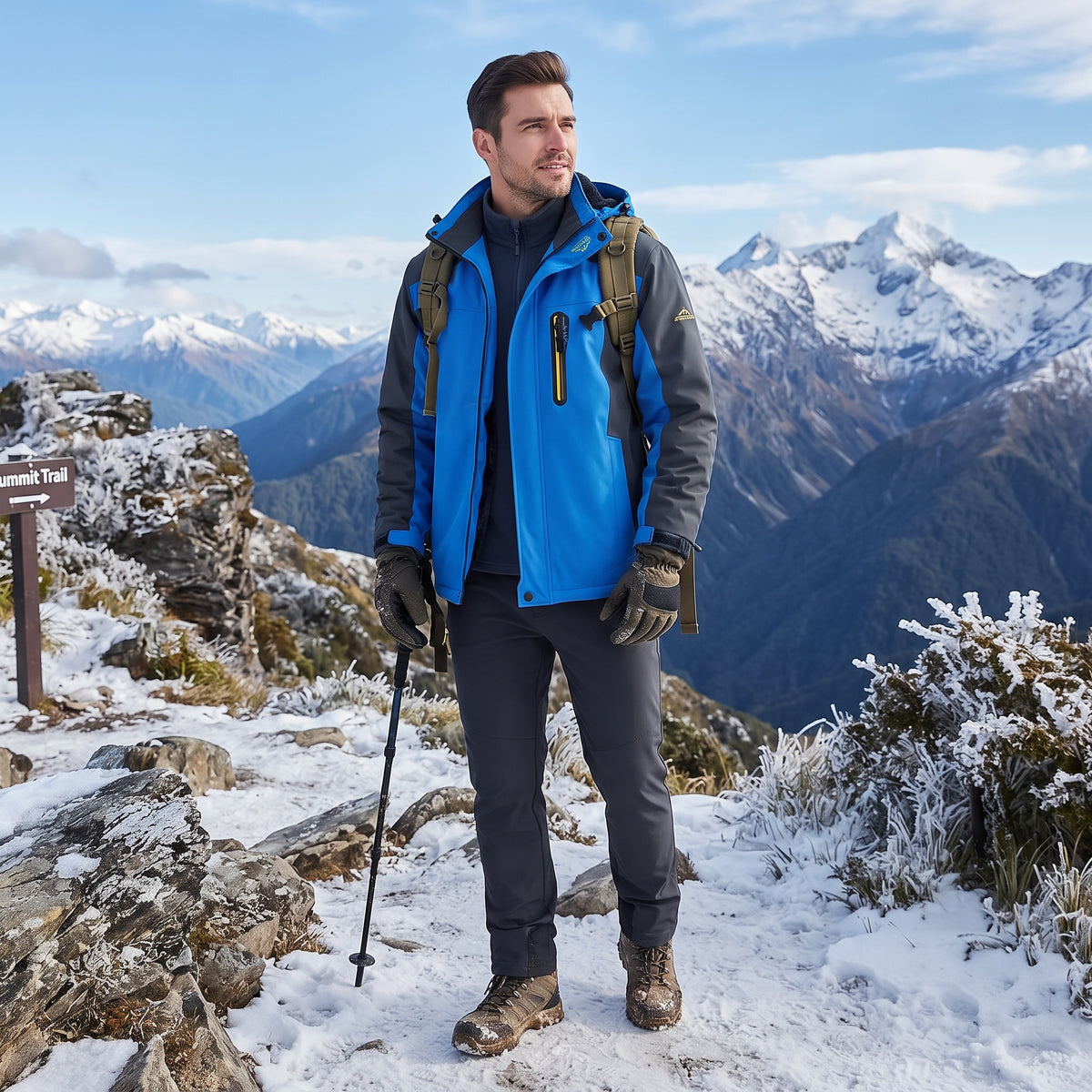 Warmforge - Men's Winter Coat With Insulated Lining