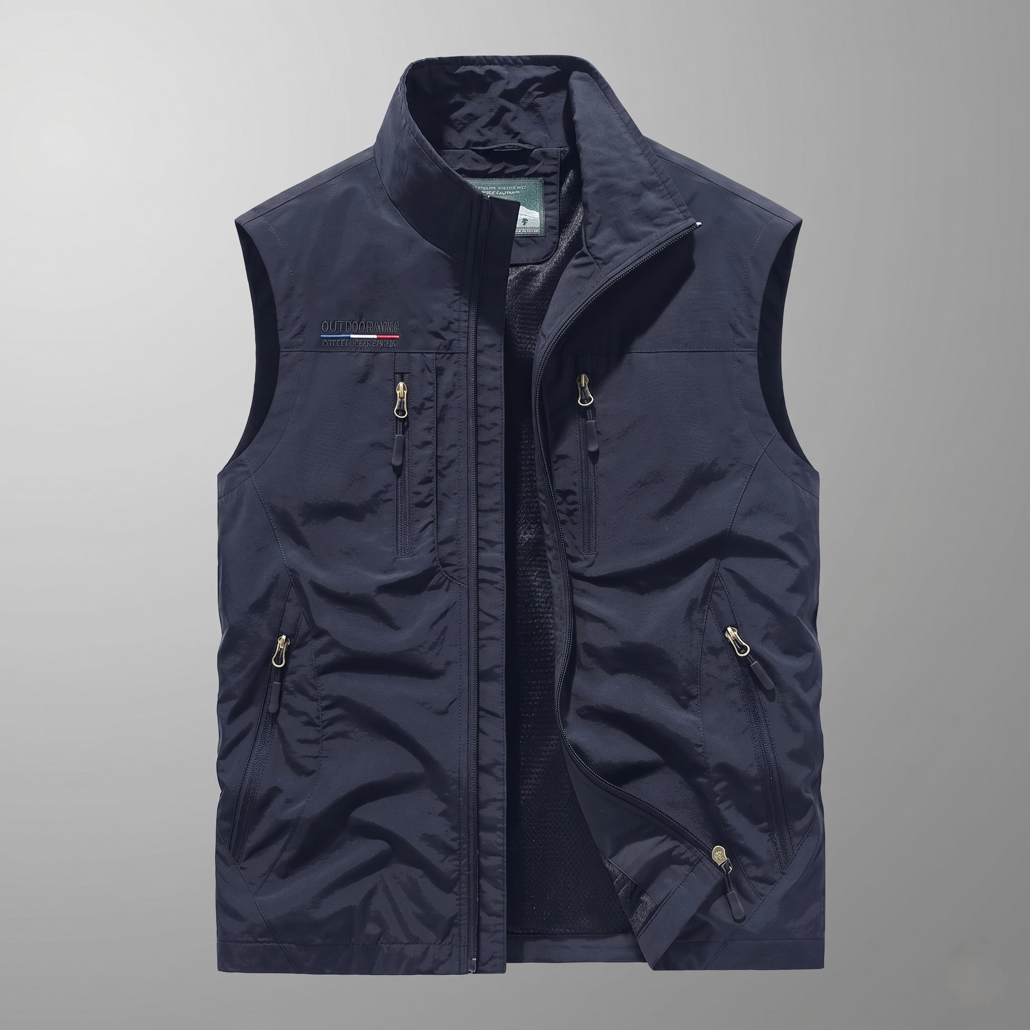 Men's Lightweight Cargo Vest with Pockets