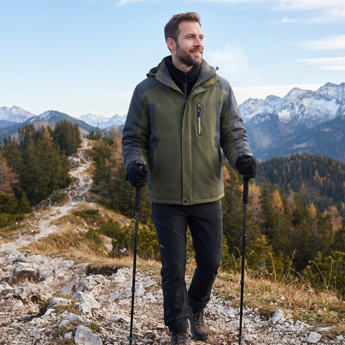 Warmforge - Men's Winter Coat With Insulated Lining