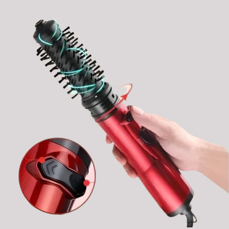 StyleEase – Uscător de păr 2-în-1 cu perie de volum și accesorii interschimbabile
