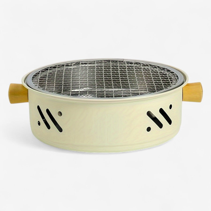 GrillMate – Portable BBQ Grill with Non-Stick Coating and Easy Carry Handles