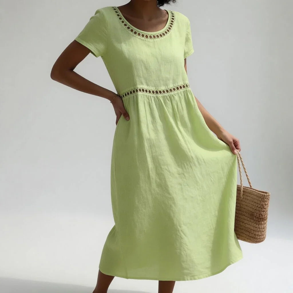 Embroidered Summer Dress for Women