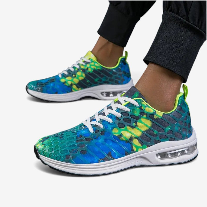Luna – Sneakersy z zaokrąglonym noskiem, sznurowane, z antypoślizgową podeszwą