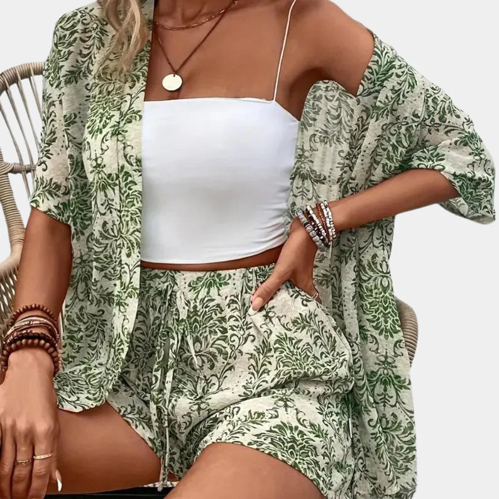 Zara – Elegantní dvoudílná souprava se složitým vzorem