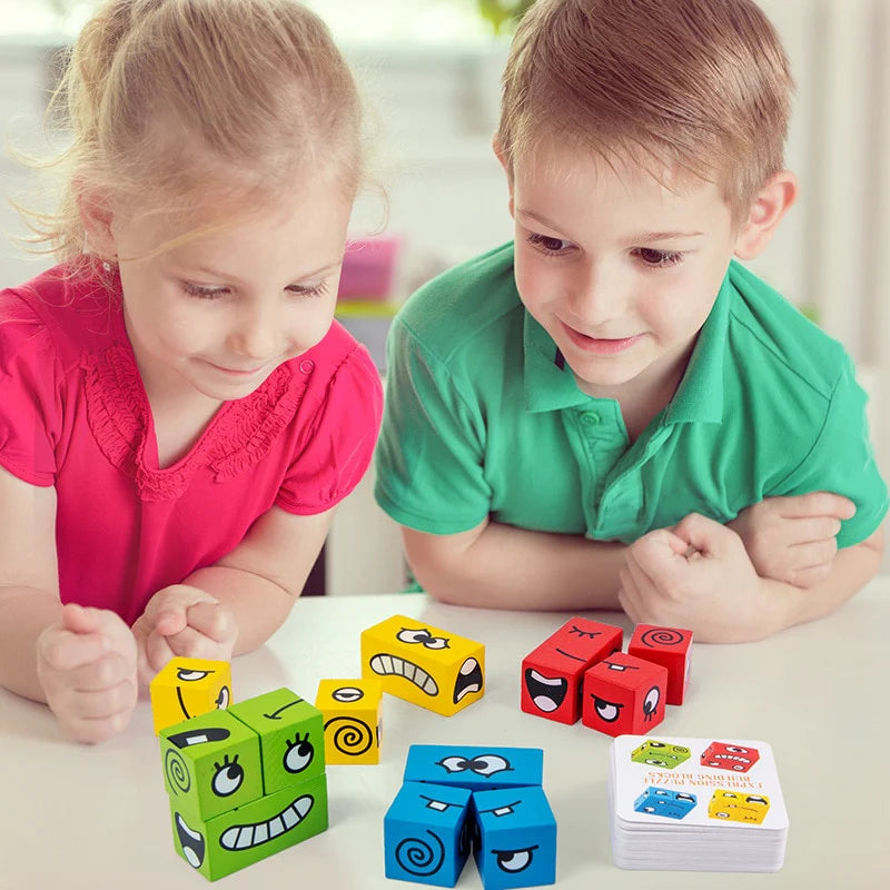 BrightMinds – Fajna gra logiczna z wyrazami twarzy do nauczania Montessori