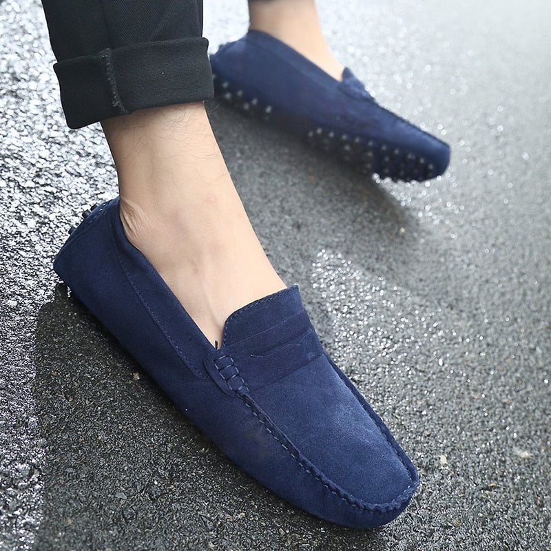 Ethan - Pantofi slip-on la modă cu talpă ușoară și potrivire relaxată