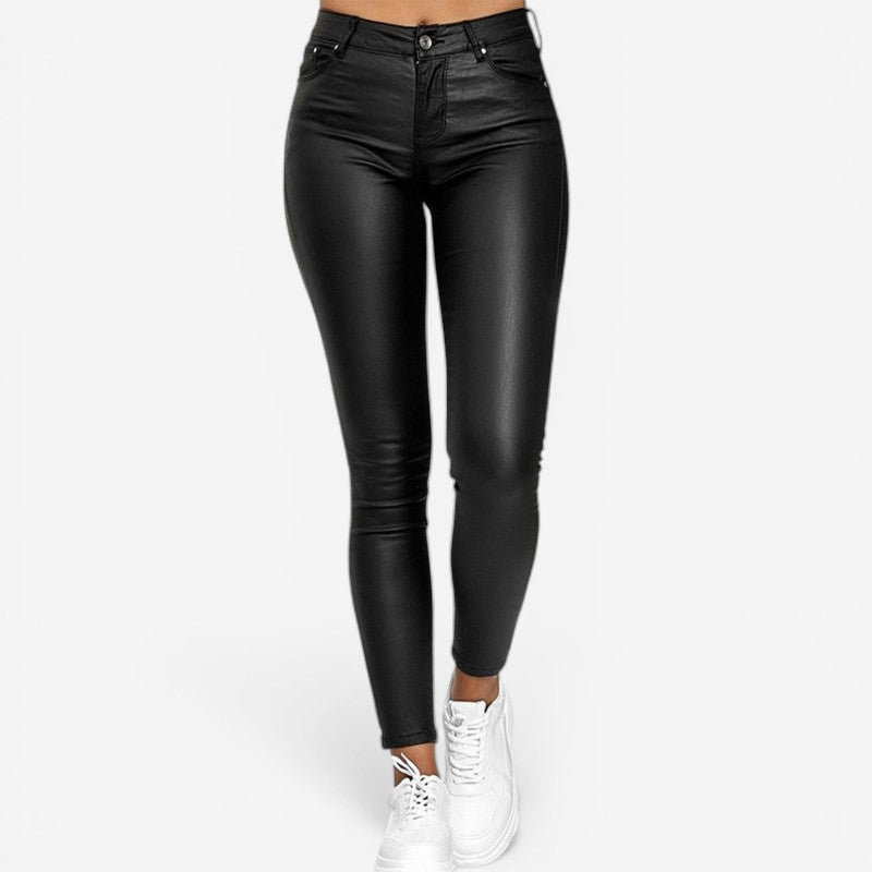 Elijah - High-Waisted Pants with Button Closure & Side Pockets | Structured Fit | Easy On/Off | Sizes S–3XL | Red, Blue, Black