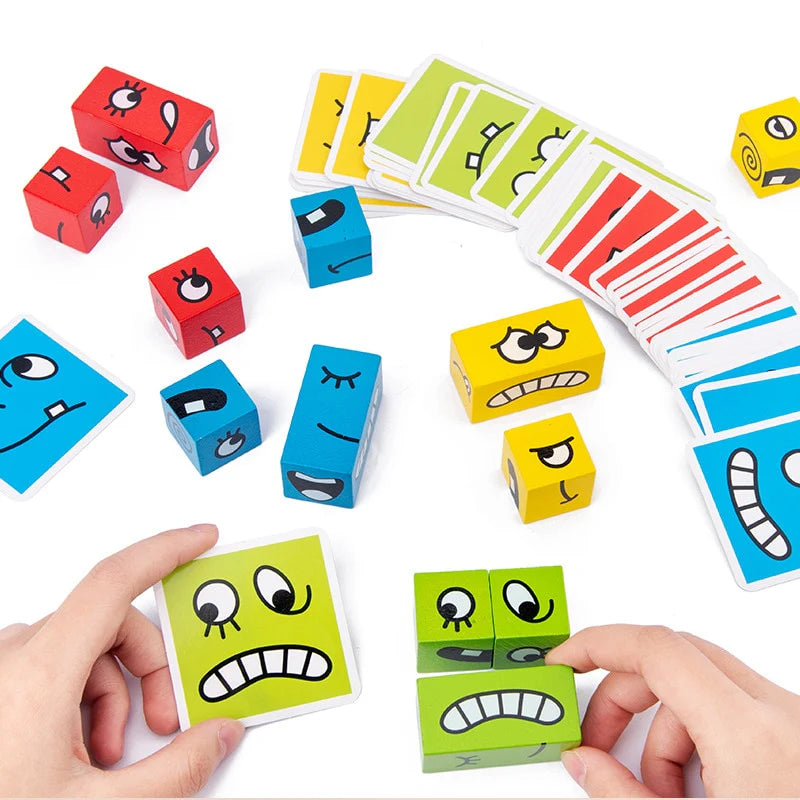 BrightMinds – Fajna gra logiczna z wyrazami twarzy do nauczania Montessori