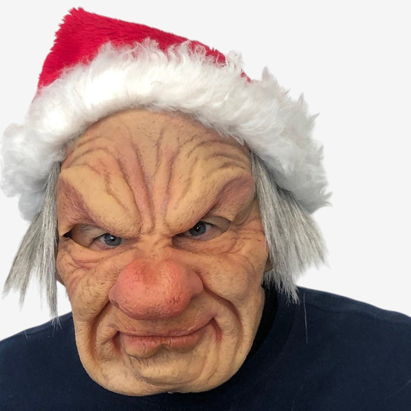 Realistyczna maska starego mężczyzny na Halloween
