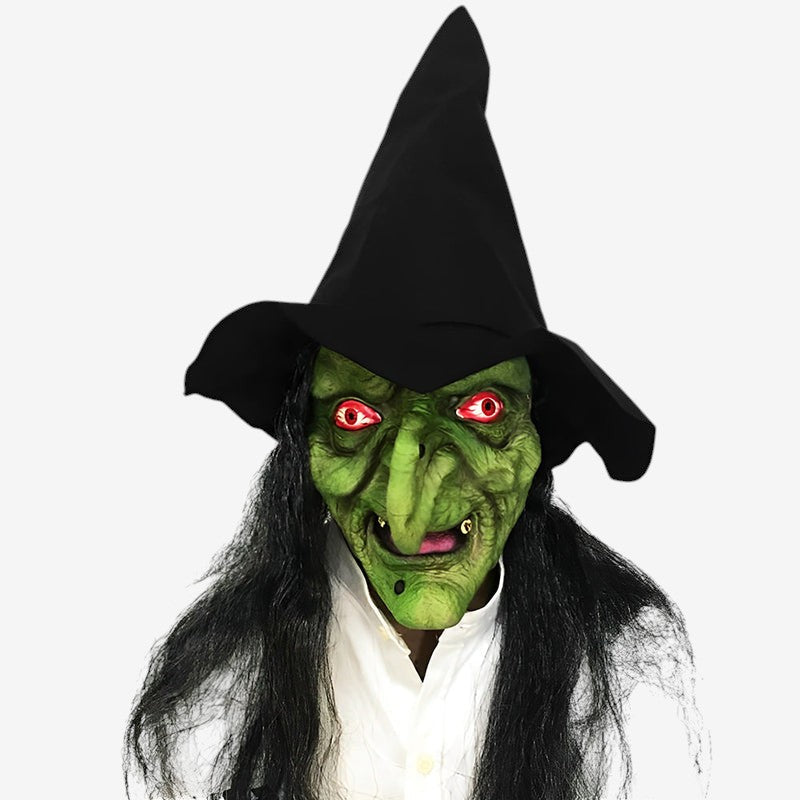 Realistyczna maska starego mężczyzny na Halloween