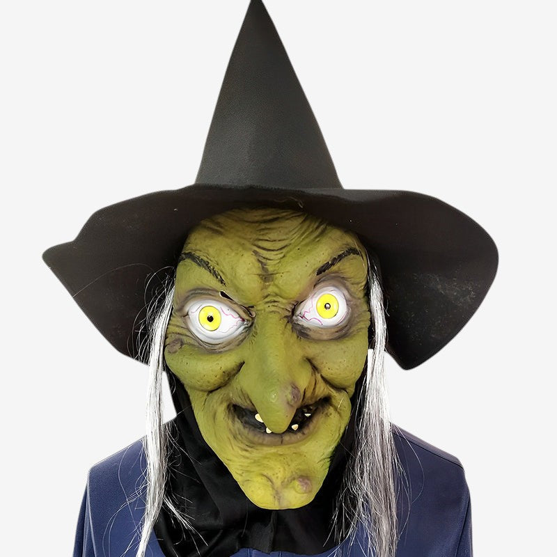 Realistyczna maska starego mężczyzny na Halloween