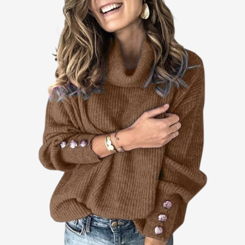 Women's Long Sleeve Turtleneck Sweater