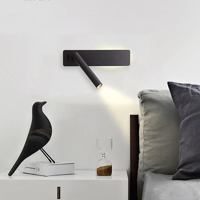 FlexGlow – Lampă de perete LED cu cap reglabil și iluminare de bază