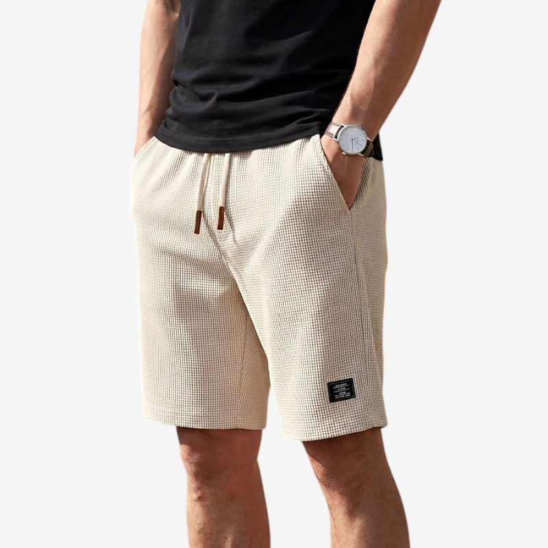 Men's Casual Shorts with Drawstring Waist