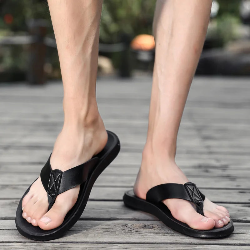 Malia - Casual slip-on sandals with padded footbed and classic strap