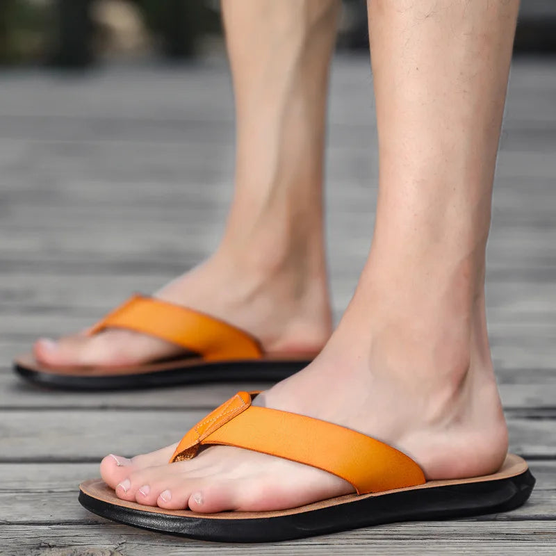 Malia - Casual slip-on sandals with padded footbed and classic strap