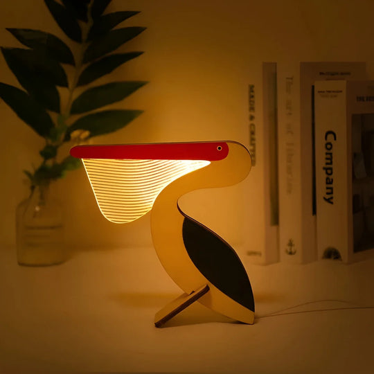 GlowTales - Lampă LED liniștitoare cu motive jucăușe de animale