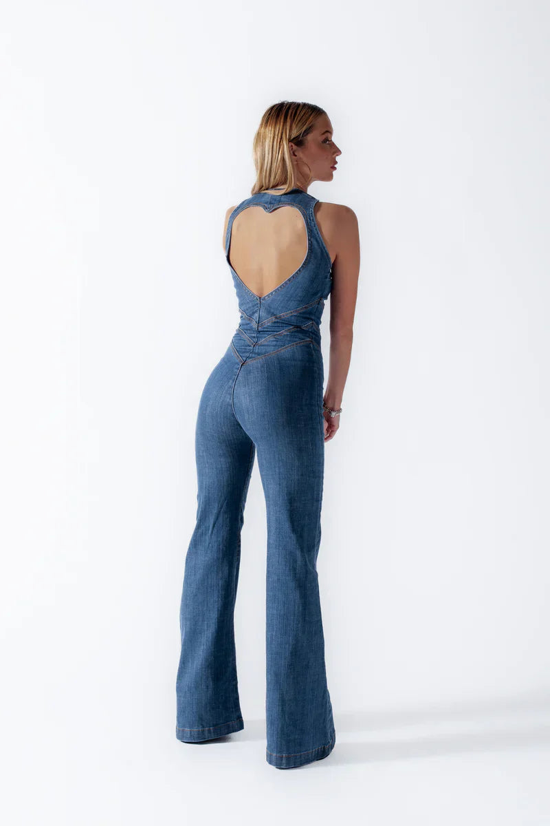 EleganceCharm™ - Chic Jumpsuit with Corset Effect