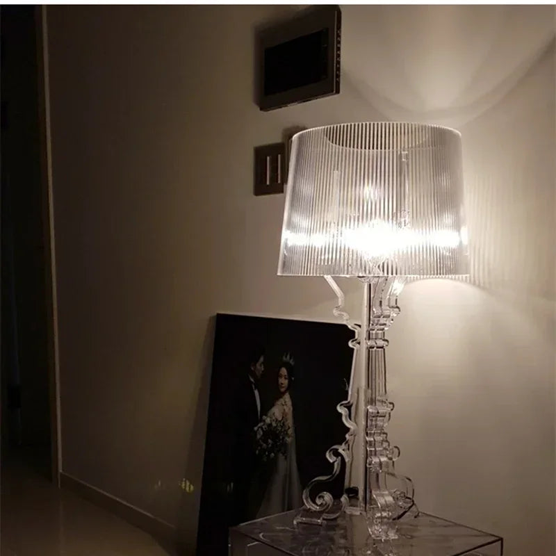 RegalGlow - Luksusowa lampa stołowa Bourgie z nastrojowym światłem