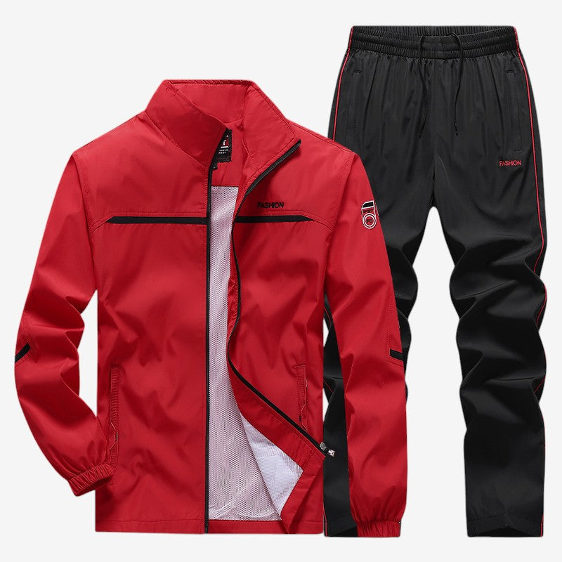 Ronald – Lange Mouwen Tweedelig Trainingspak met Ontspannen pasvorm Ontwerp