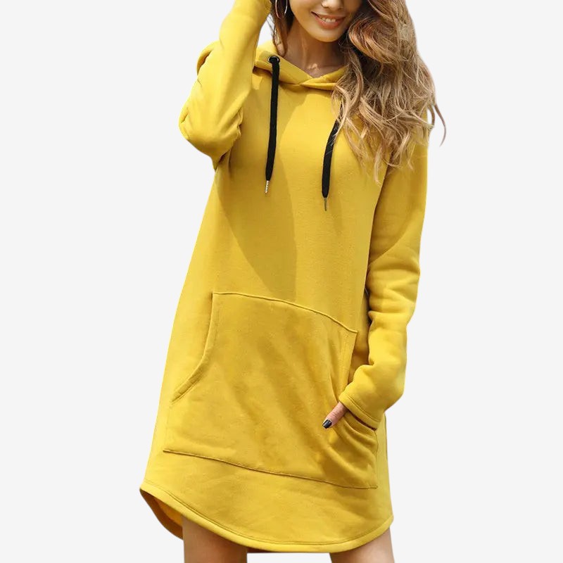 Kendall - Felpa oversize a maniche lunghe con tasche laterali