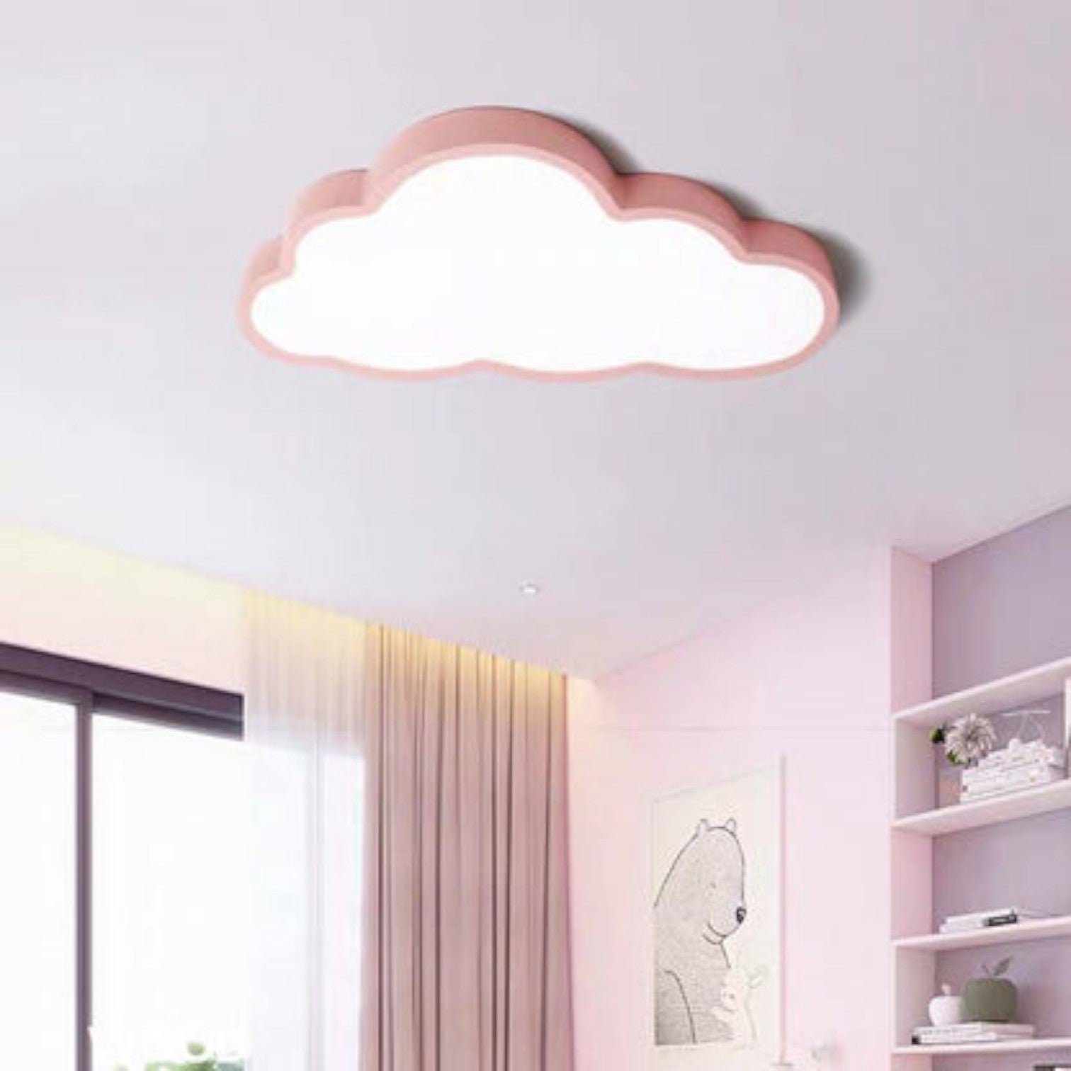 CloudBeam – Lampada da soffitto LED con design a forma di nuvola
