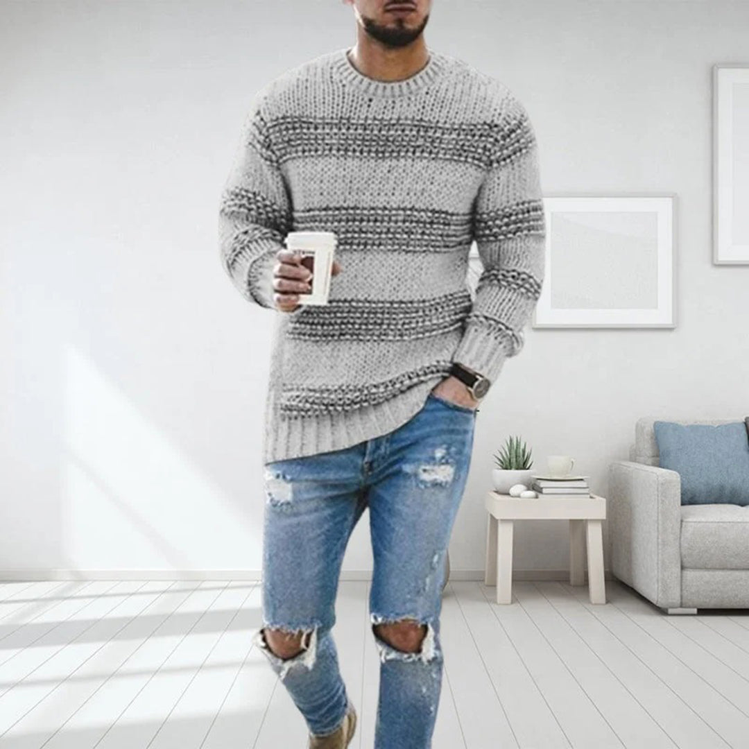 Noah – Classic Long Sleeve Sweater with Timeless Appeal