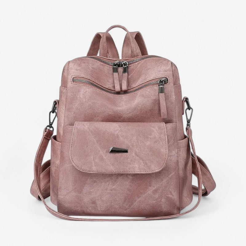 Anna – Sac à dos avec plusieurs poches zippées et bretelles réglables