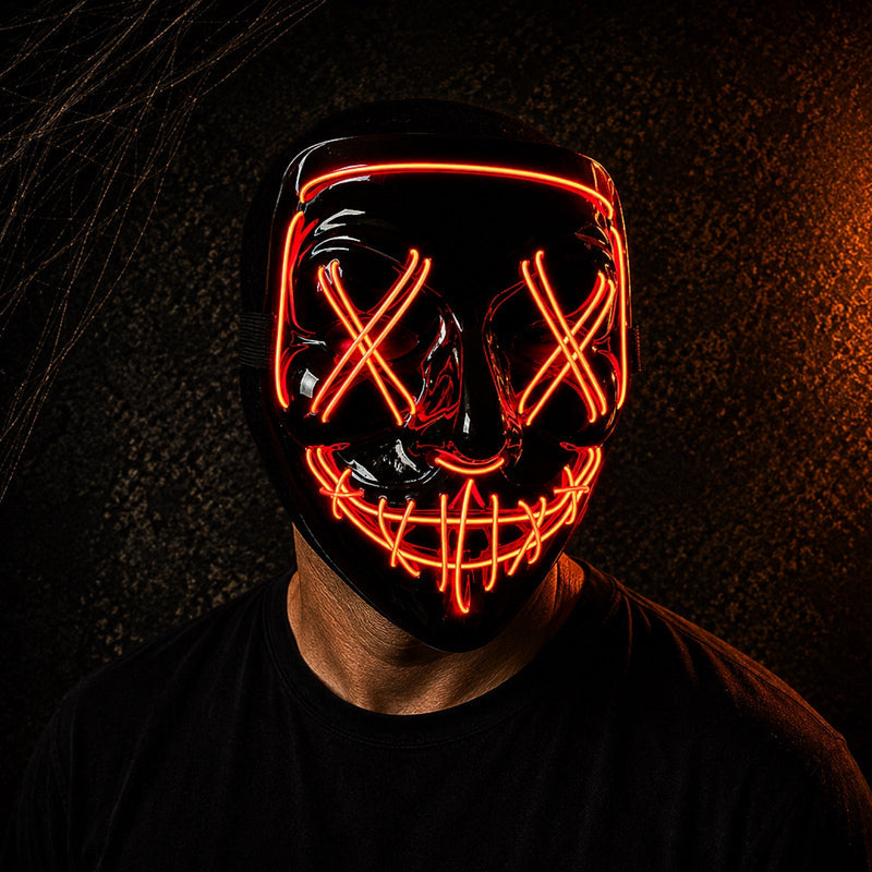 GlowMask - LED Mask for Halloween Events