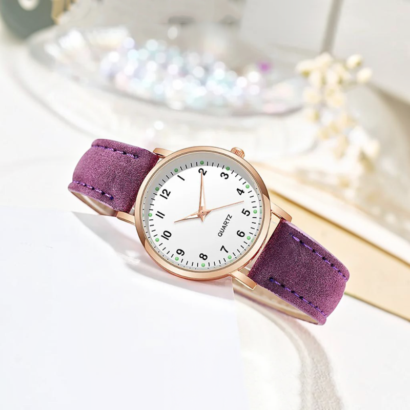Montre à bracelet réglable avec chiffres