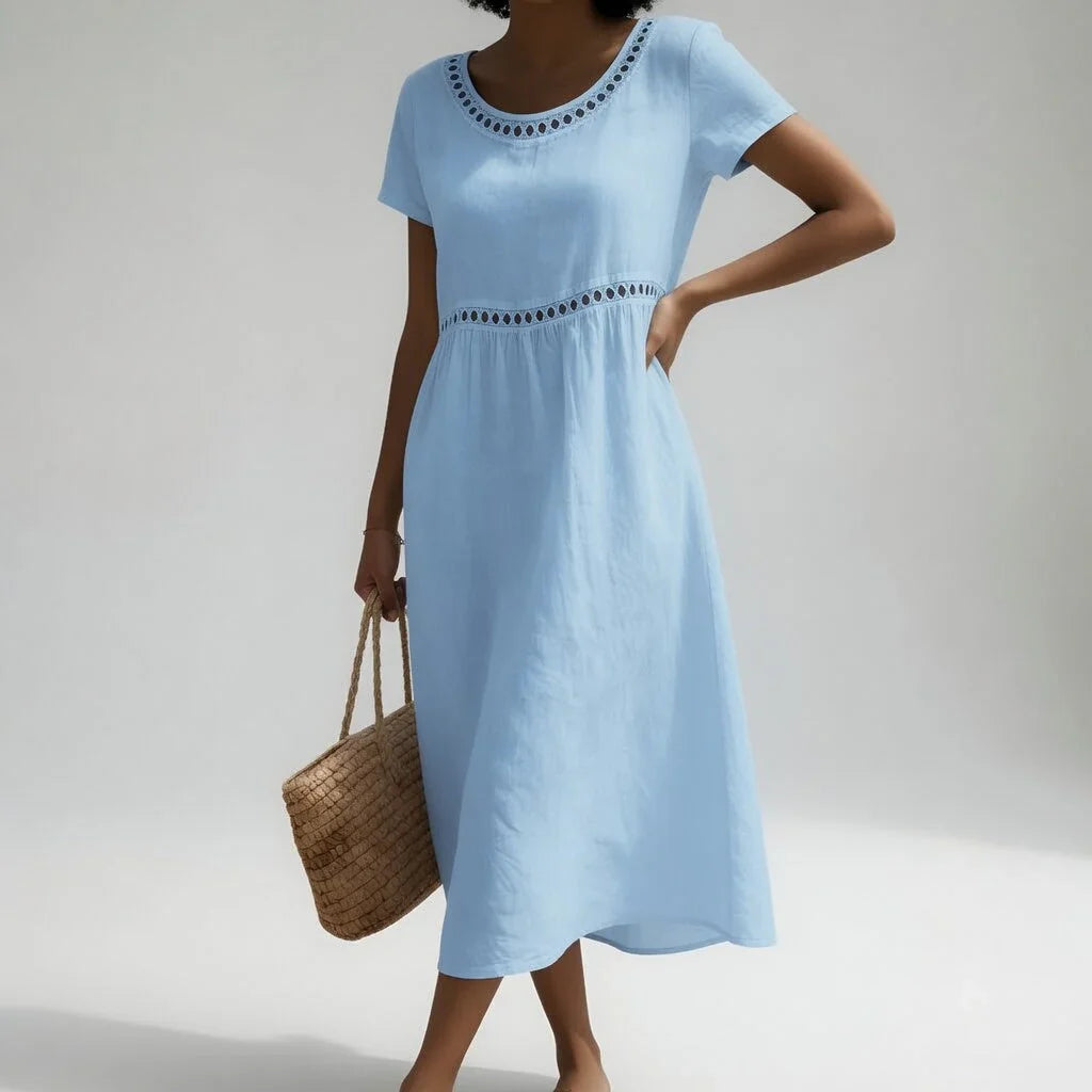 Embroidered Summer Dress for Women