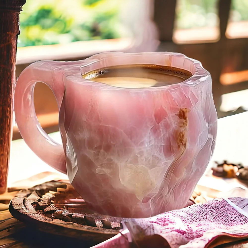 ArtisanAura - Elegant Handmade Stoneware Precious Mug