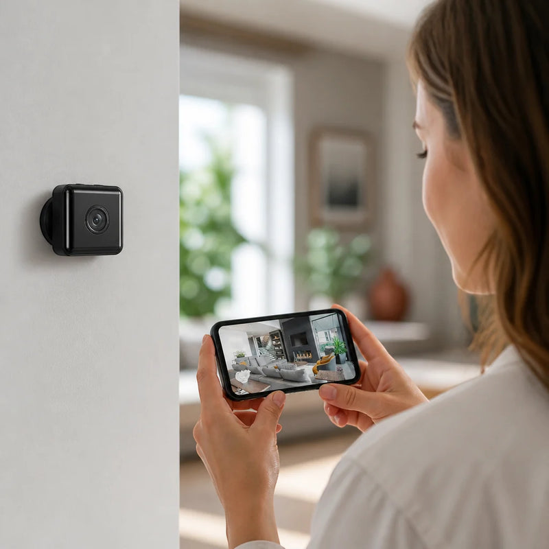 MagniView – Mini cameră de securitate wireless cu rezoluție HD 1080P