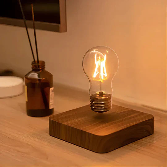 BulbGlow - Floating Edison bulb with magnetic levitation