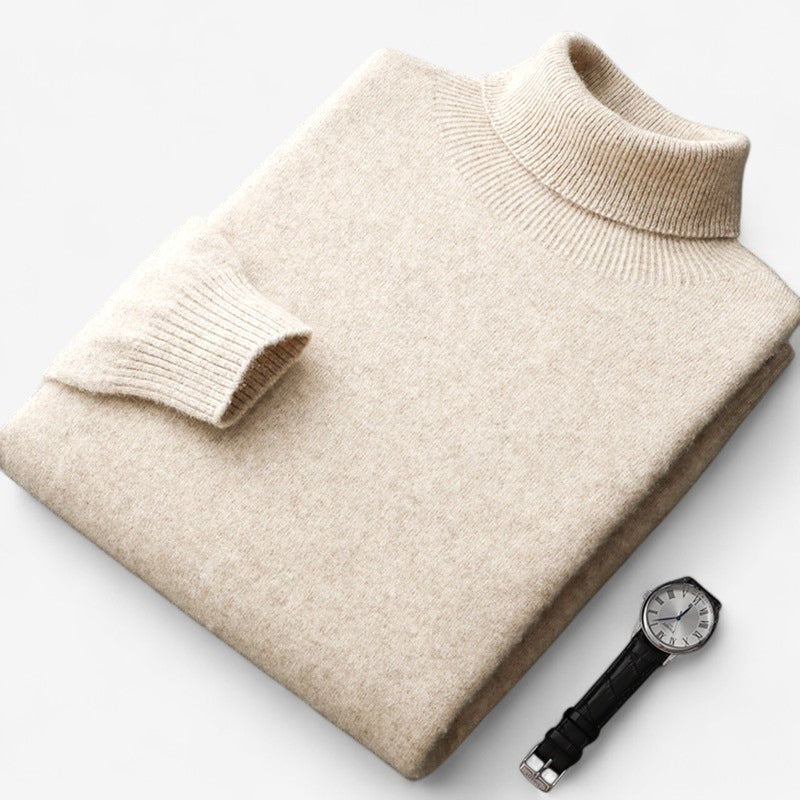 Arjan – Slim fit rolákový svetr s dlouhými rukávy