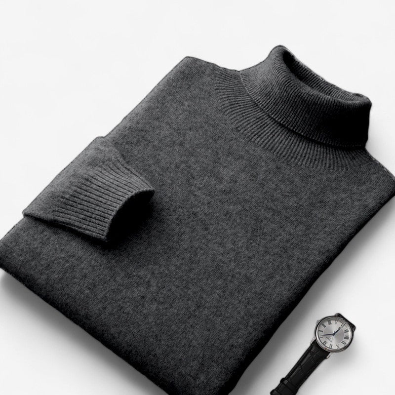 Arjan – Slim fit rolákový svetr s dlouhými rukávy