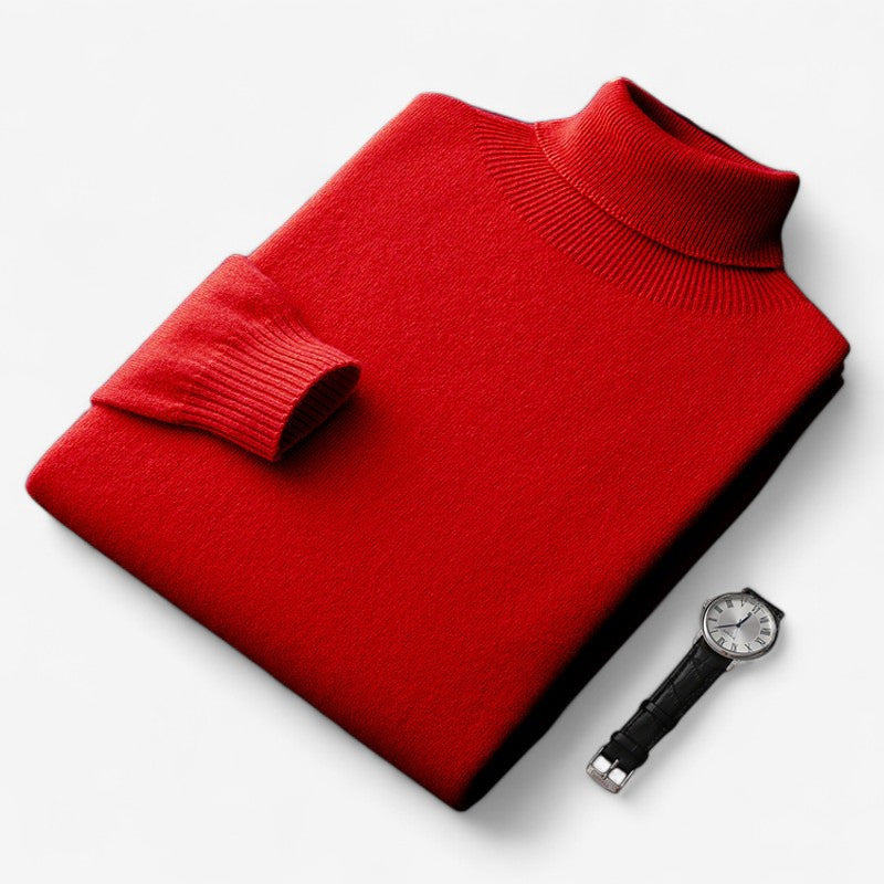 Arjan – Slim fit rolákový svetr s dlouhými rukávy
