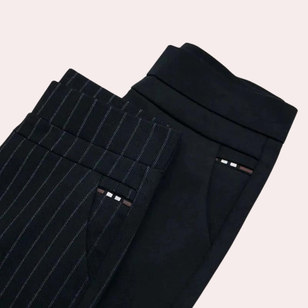 Elise – Pantalon taille haute stylé avec design extensible