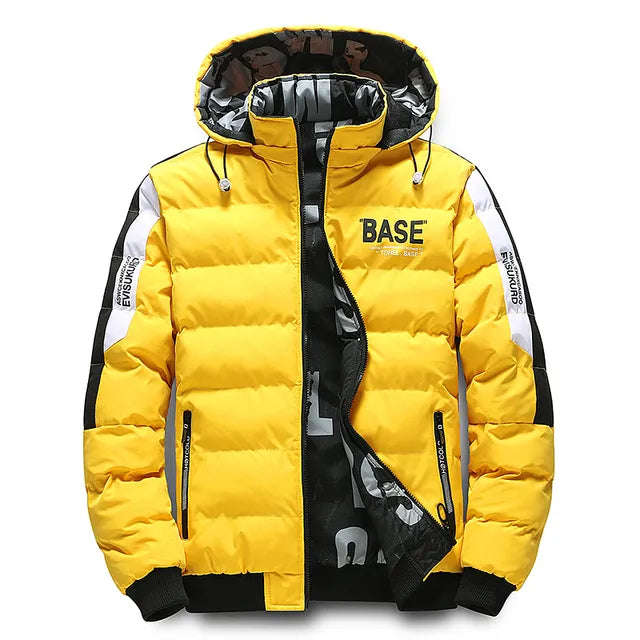 Tobias - Stylish jacket with hood, functional pockets and printed design