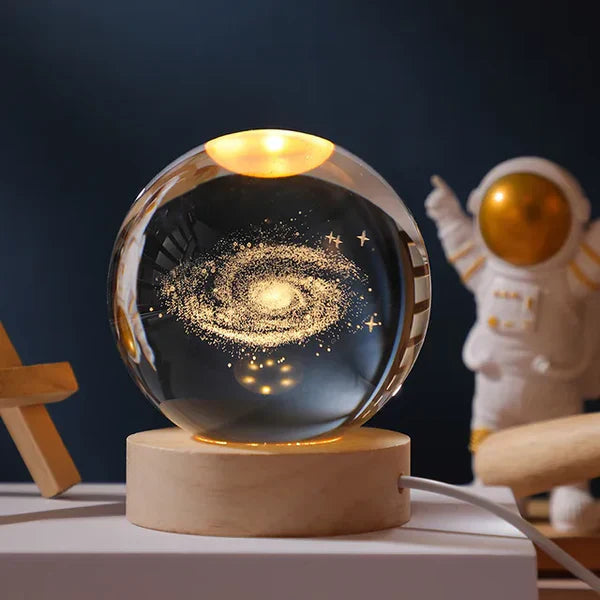 MoonAstro - Kryształowa kula LED z regulowanym światłem