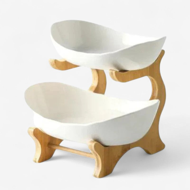 HoldNest – Modern Fruit Bowl with Removable Multi-layer Trays