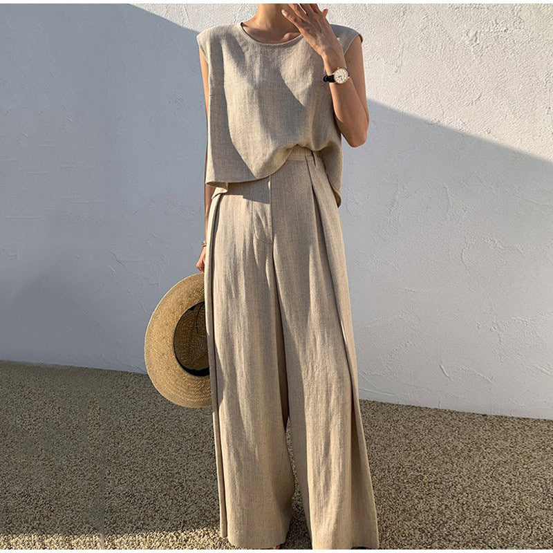 Livia - Set elegant două piese fără mâneci