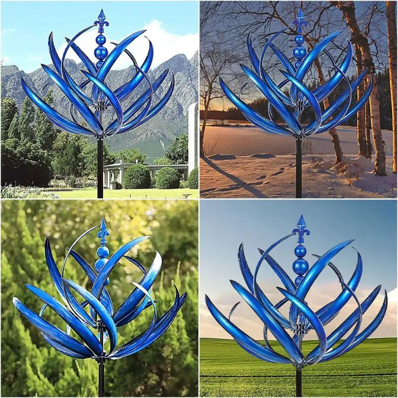 WhisperWind - Carillon éolien en métal élégant pour une expérience de jardin paisible et sereine
