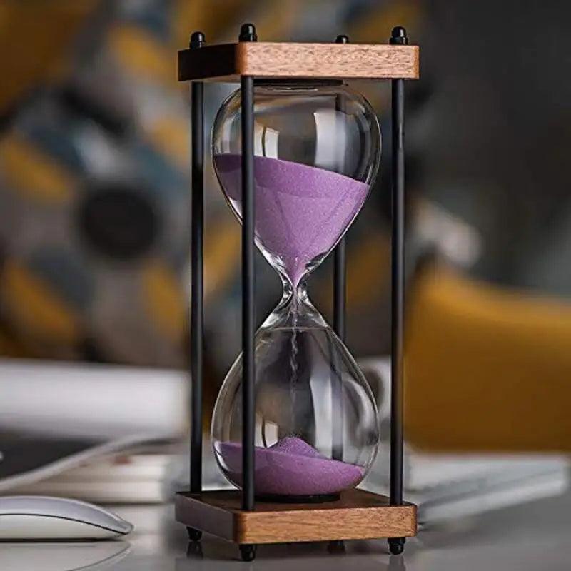 TempoGlass – Timer elegante da 60 minuti con flusso visivo per la gestione del tempo e la concentrazione